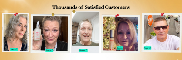 Customer review image banner