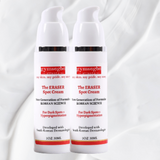 2 bottles of Eraser spot cream on a white background