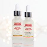 Two bottles of Gymsegbe Luminous Mighty Punch Serum on a white background