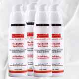 4 bottles of Eraser spot cream on display