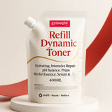 Gymsegbe refill dynamic toner packaging on a beige background