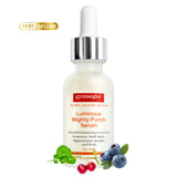 Gymsegbe Best Seller Luminous Mighty Punch Serum bottle with dropper on a white background