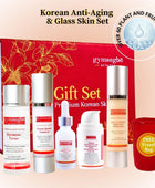 Gymsegbe | Full Sizes gift Set Toner, Essence, Serum, Spf50 and Night face moisturizer
