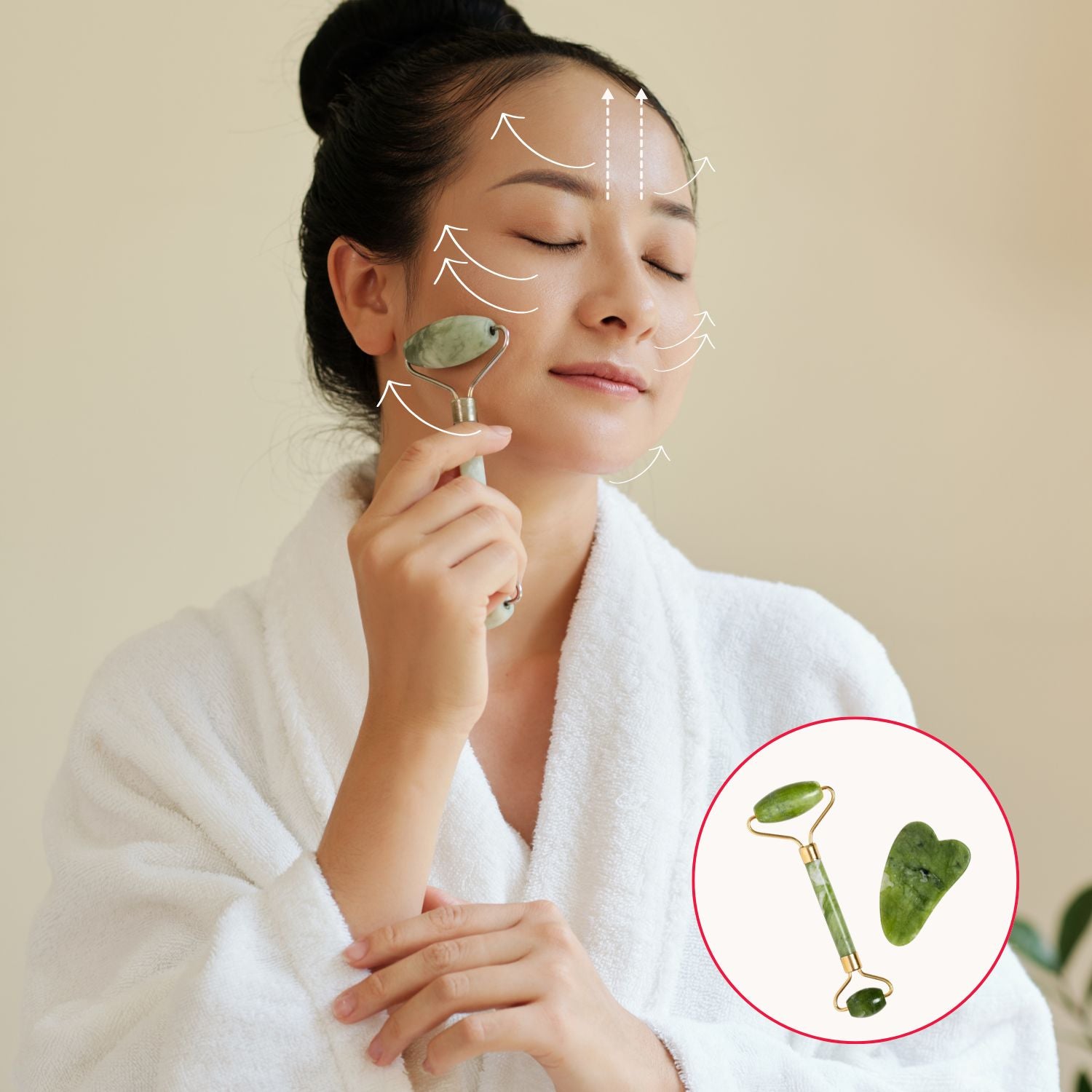 Jade Roller and Gua Sha | Korean Skin Care for All Skin Types