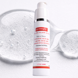 Glycolic lactic acid peel on a swatch