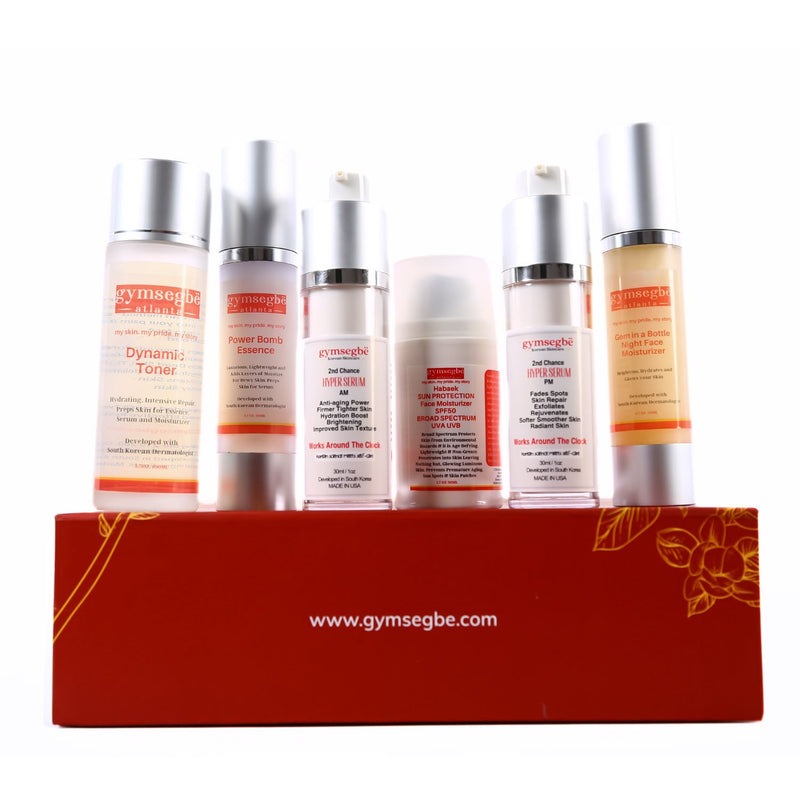 Gymsegbe | Full Size Korean Skincare + Hyper Serum AM, PM Regimen Set