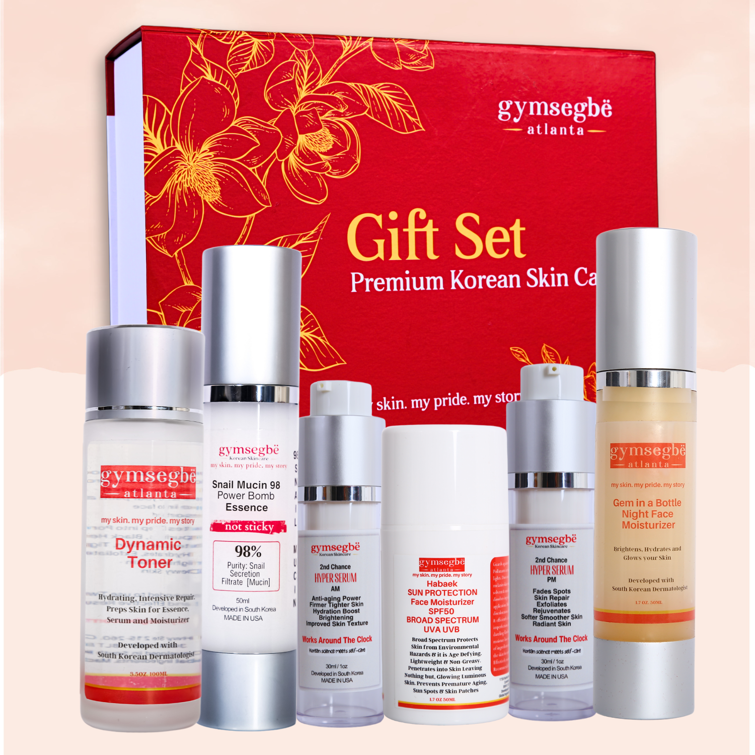 Full Size Korean Skincare Regimen Kit | Korean Skin Care for All Skin Types