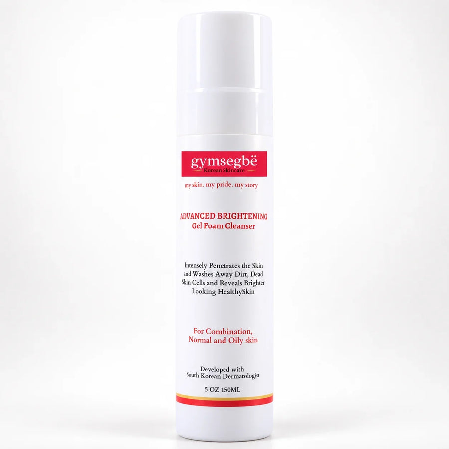 gymsegbe | advanced brightening gel foam cleanser