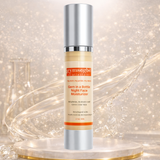 Gem in a bottle Night moisturizer on a decorative background