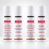 Three identical bottles of gymsegbé The Eraser Spot Cream arranged side by side on a clean white background.