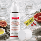 Gymsegbe glycolic lactic acid peel with natural ingredients on a white background