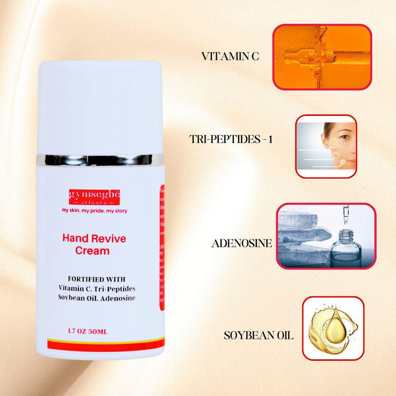 Gymsegbe | Hand Revive Cream with ingredients