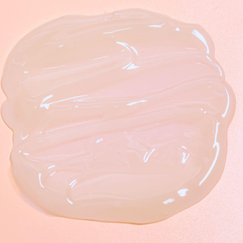Luminous mighty punch serum swatch on a pink background 