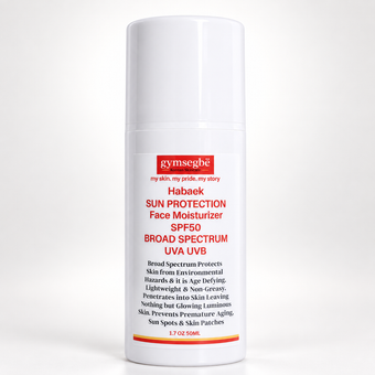 Habaek Sun Protection Face Moisturizer SPF50 | Peptides | Niacinamide