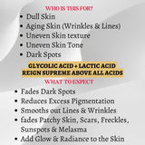Thick As Thieves Pure Glycolic Acid Lactic Acid Extreme Gel Peel | Korean Skin Care for All Skin Types