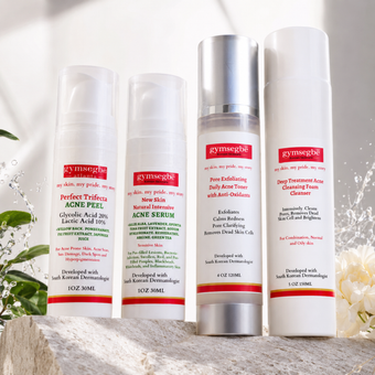 Acne Set: Cleanser, Toner, Serum, and Acid Peel
